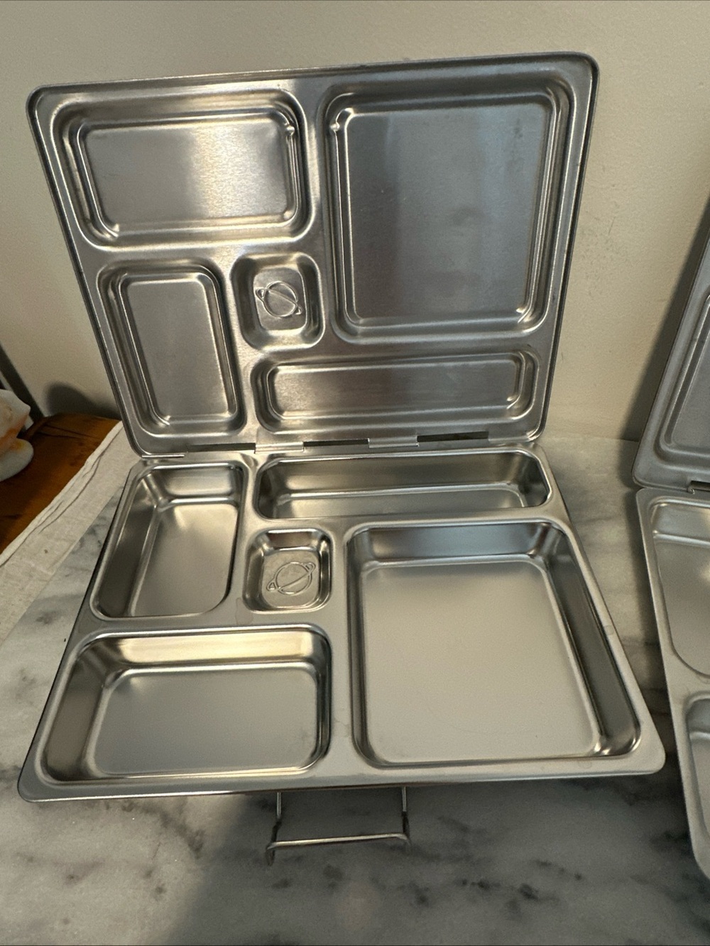 Rover planet box Stainless Steel Compartment Lunch box bento box set of 2 - Picture 8 of 9